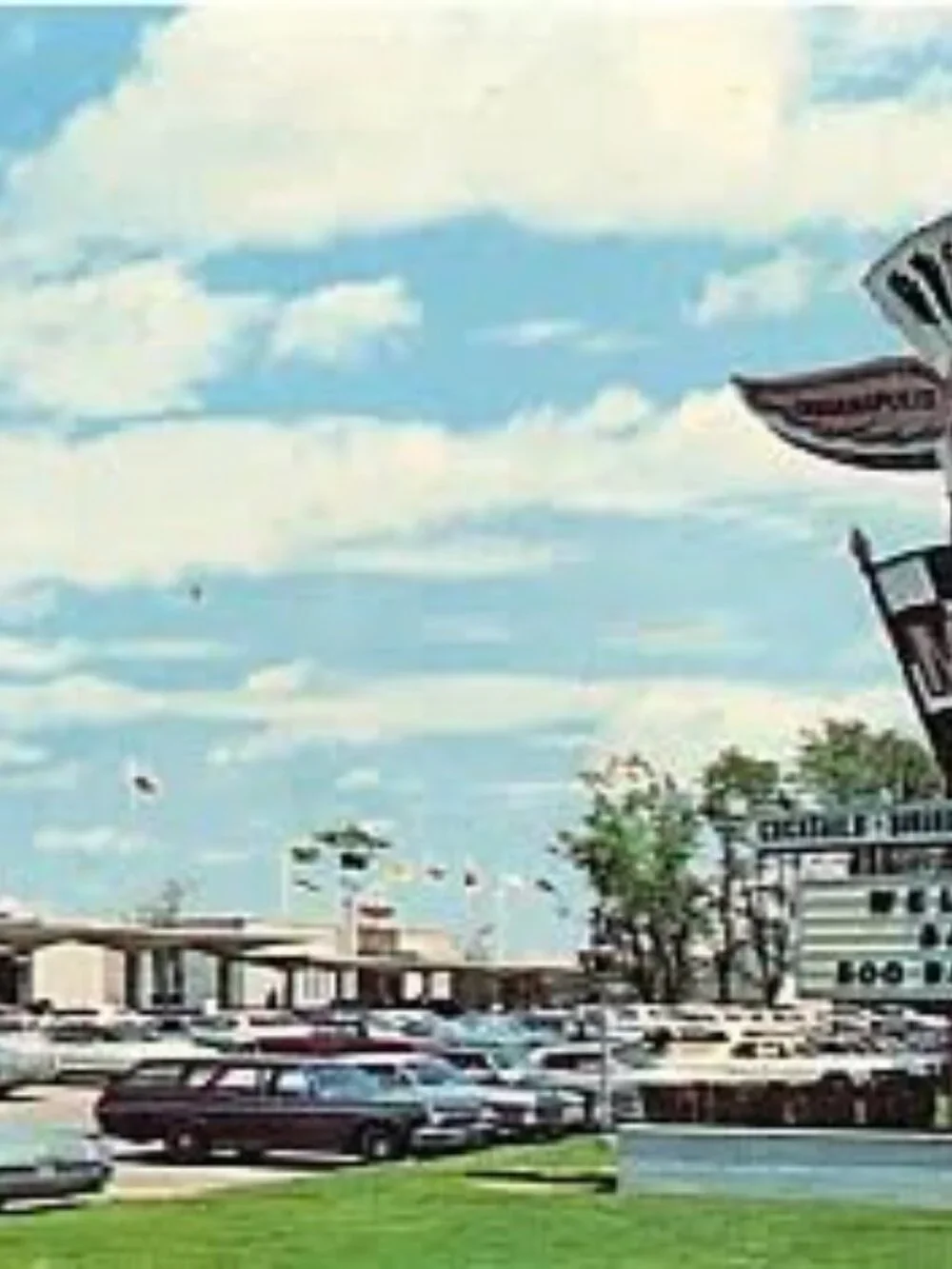 1960s Indianapolis Motor Speedway Motel plastic swizzle sticks